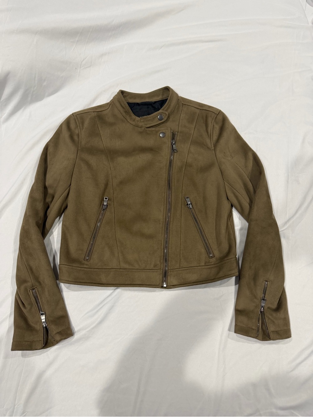 Banana Republic Vegan Suede Jacket